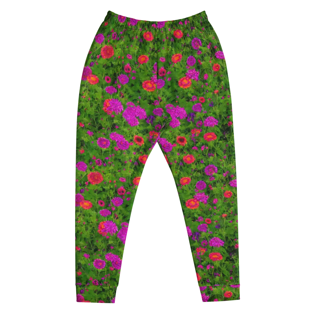 Electric Garden on Men's Joggers — Front