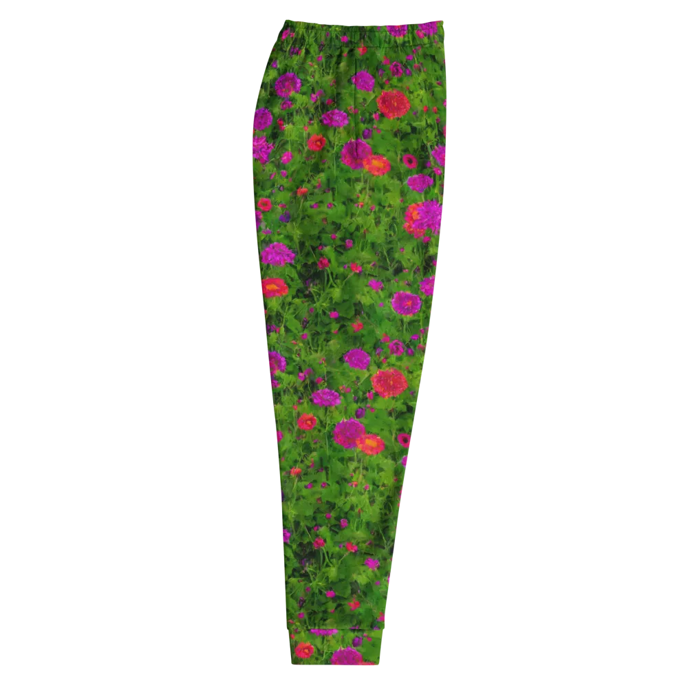 Electric Garden on Men's Joggers — Right