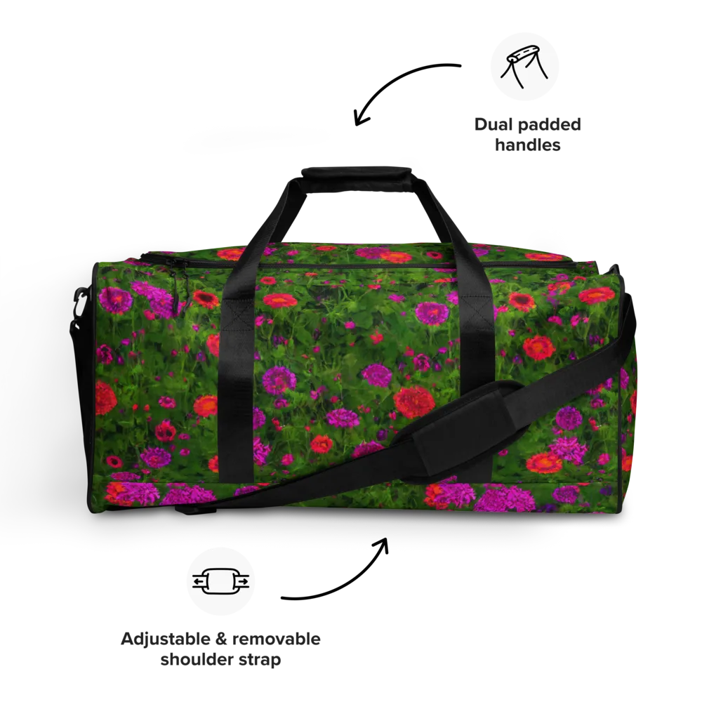Electric Garden on Duffle Bag — Front