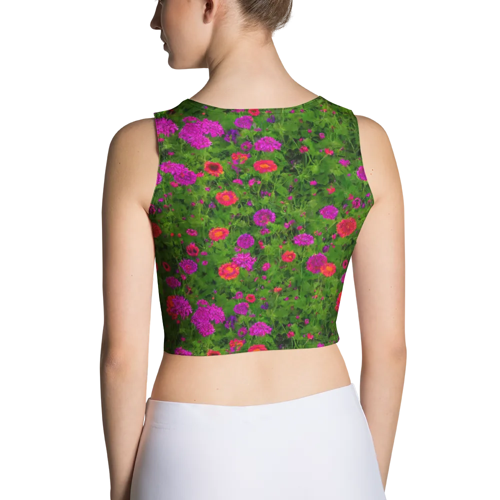 Electric Garden on Crop Top — Back