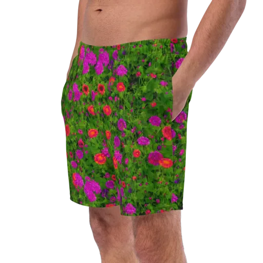 Electric Garden on a Swim Trunks