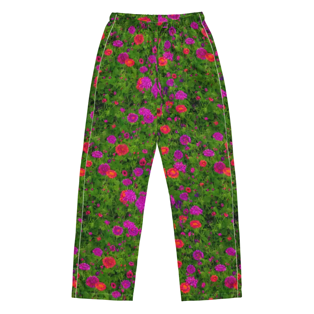 Electric Garden on Women's Pajama Pants — Front