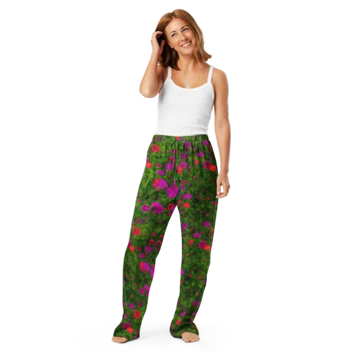 Electric Garden on a Women's Pajama Pants