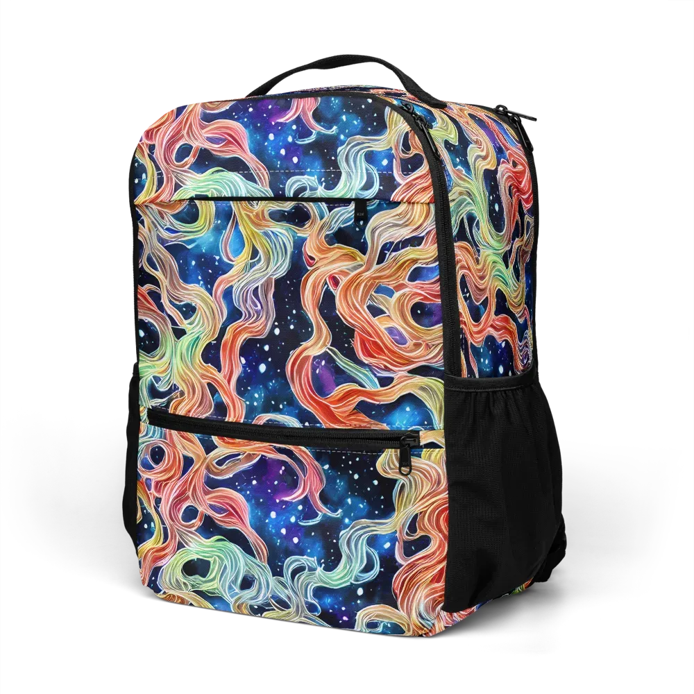 Nebula Swirl on Utility Backpack — Left Front