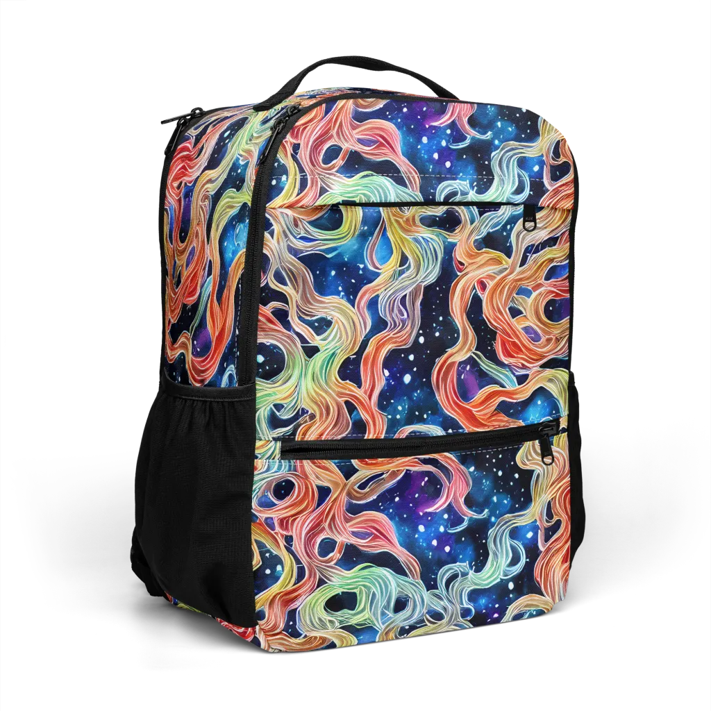 Nebula Swirl on Utility Backpack — Right Front