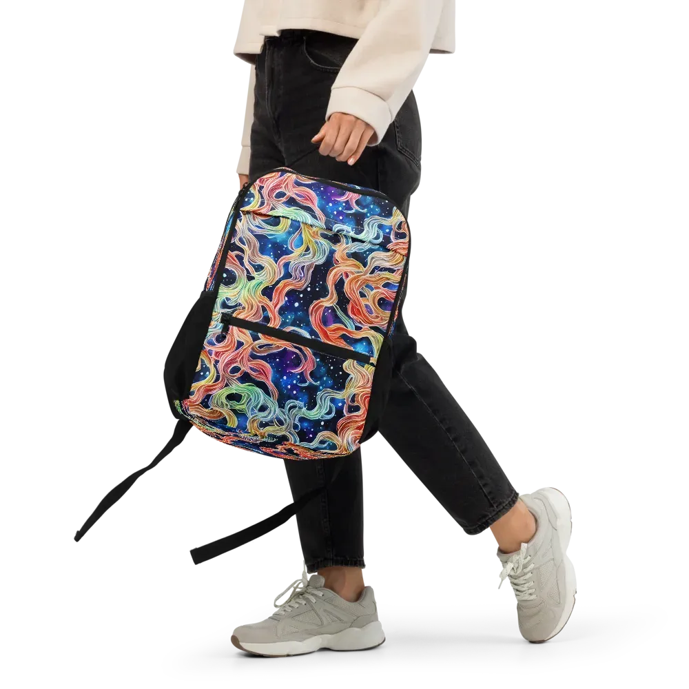 Nebula Swirl on Utility Backpack — Front