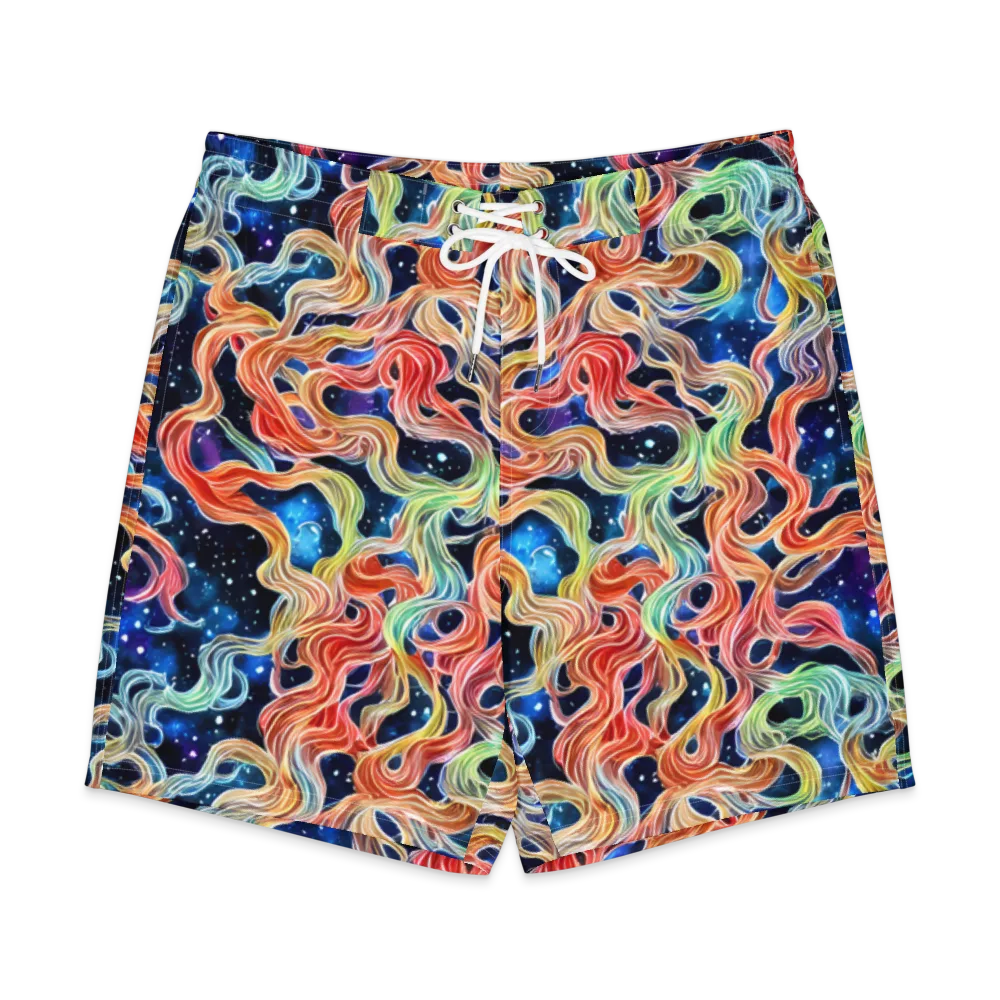 Nebula Swirl on Men's Board Shorts — Front