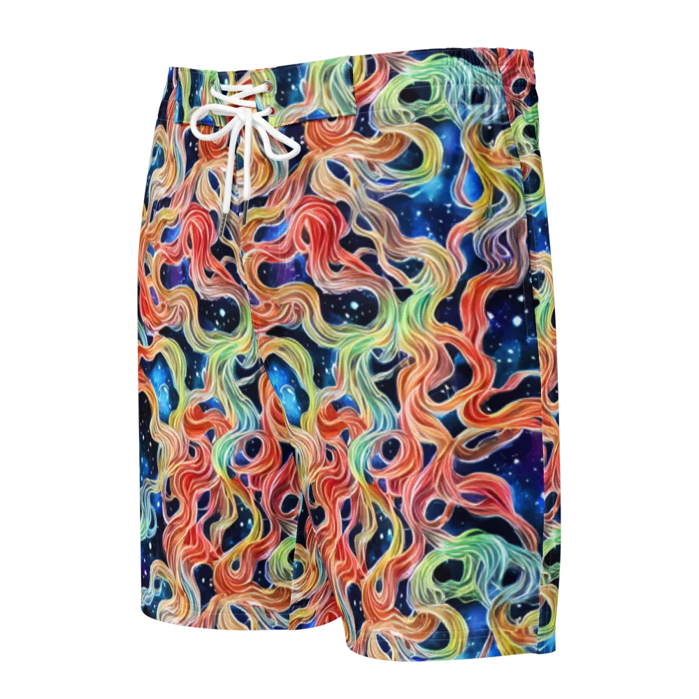 Nebula Swirl on Men's Board Shorts — Front