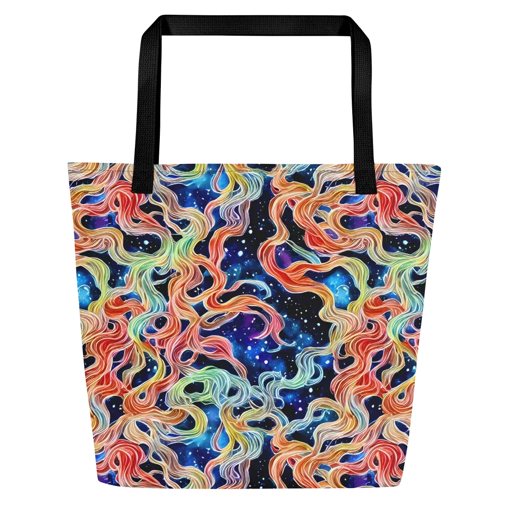 Nebula Swirl on Large Tote Bag W/ Pocket — Front