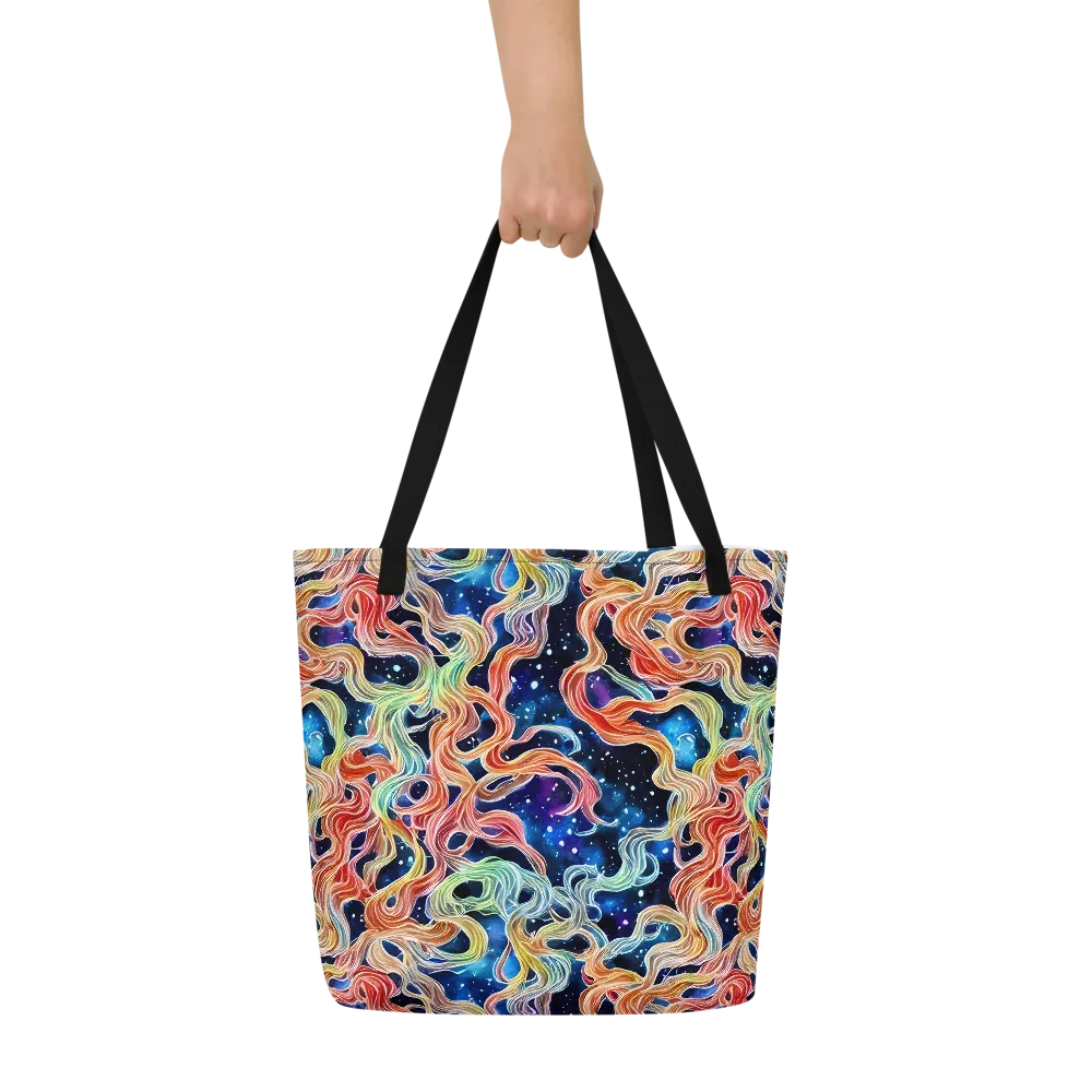 Nebula Swirl on Large Tote Bag W/ Pocket — Front
