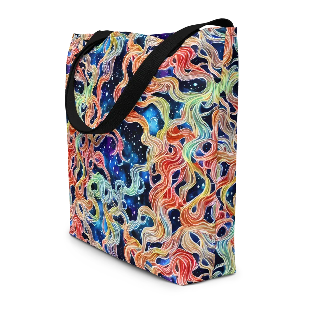 Nebula Swirl on Large Tote Bag W/ Pocket — Front