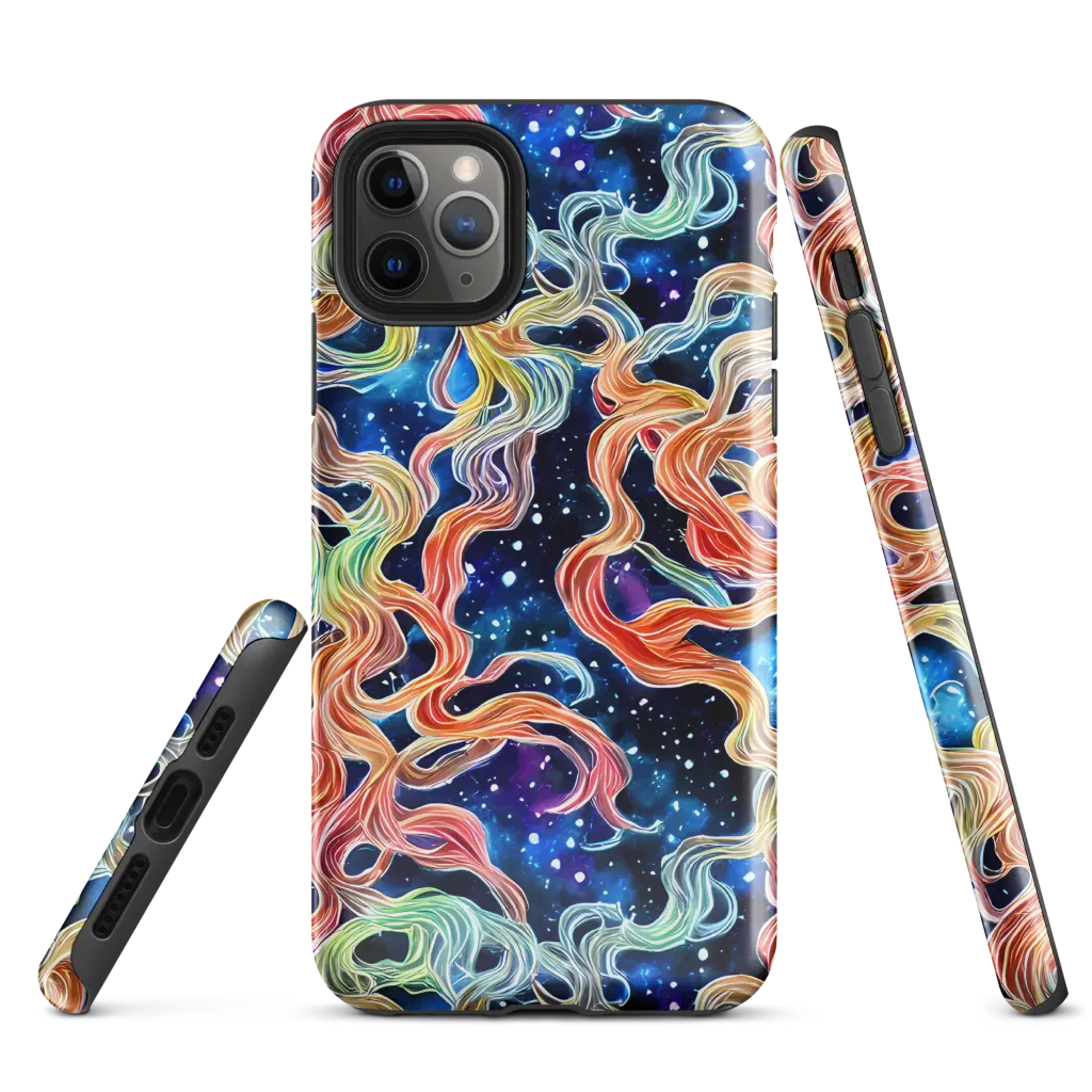 Nebula Swirl on Tough Case for iPhone® — Front