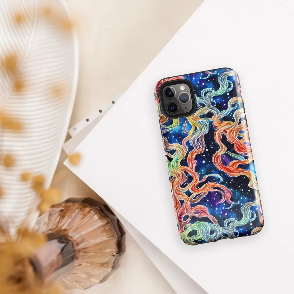 Nebula Swirl on Tough Case for iPhone® — Front