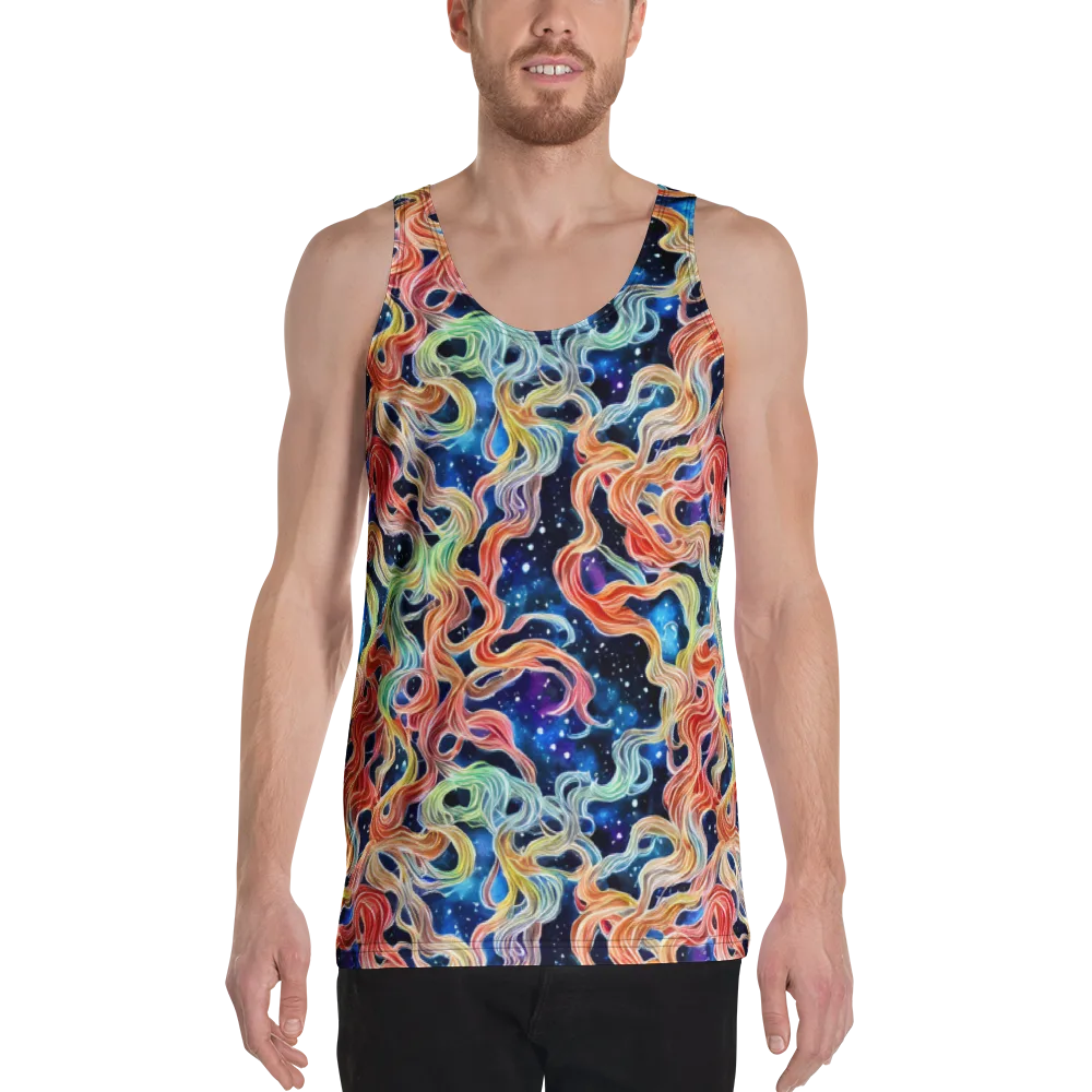 Nebula Swirl on Men's Tank Top — Front