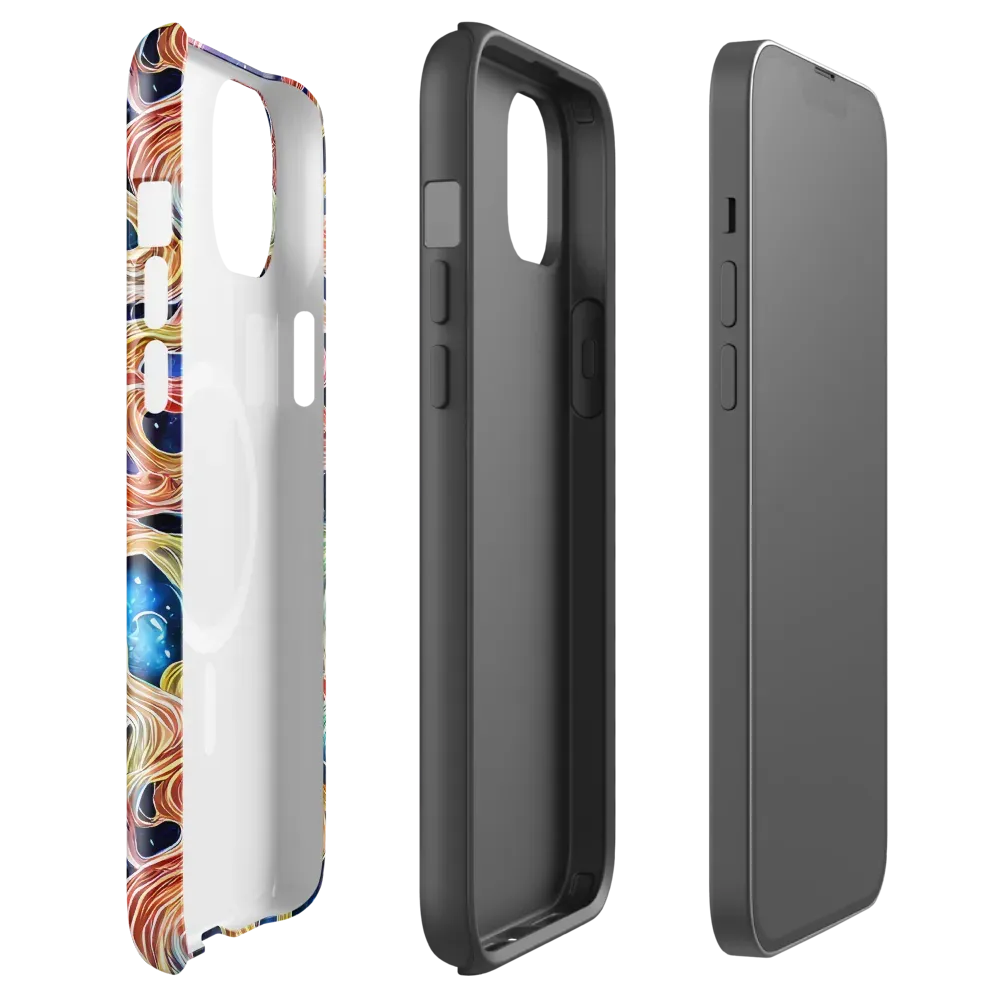 Nebula Swirl on MagSafe Tough Case for iPhone® — Front