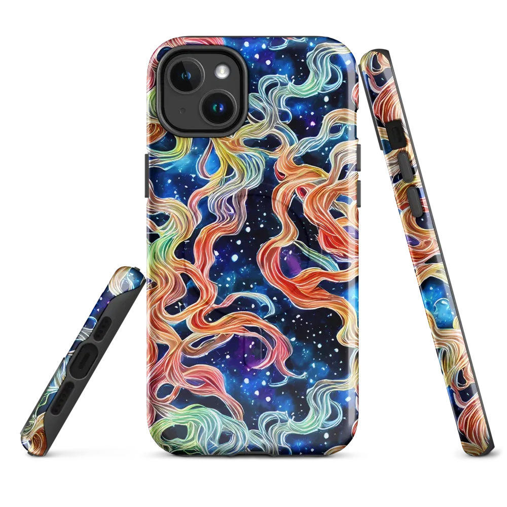 Nebula Swirl on MagSafe Tough Case for iPhone® — Front