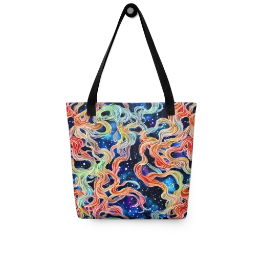Nebula Swirl on a Tote Bag