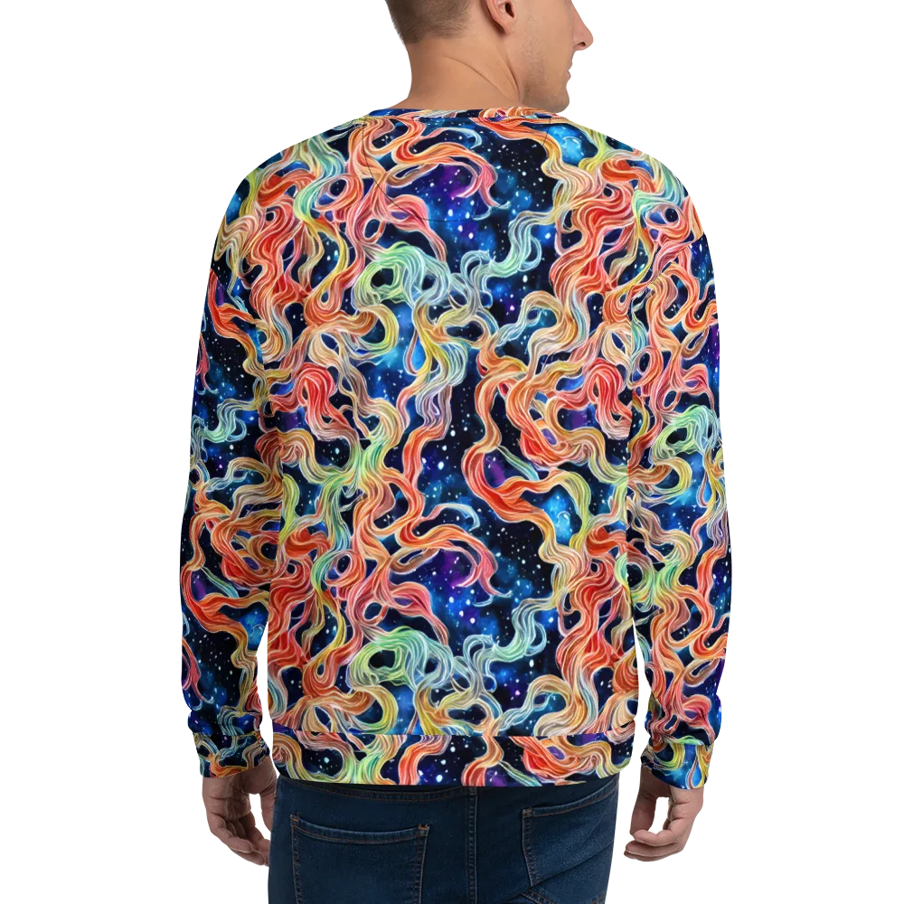 Nebula Swirl on Sweatshirt — Back