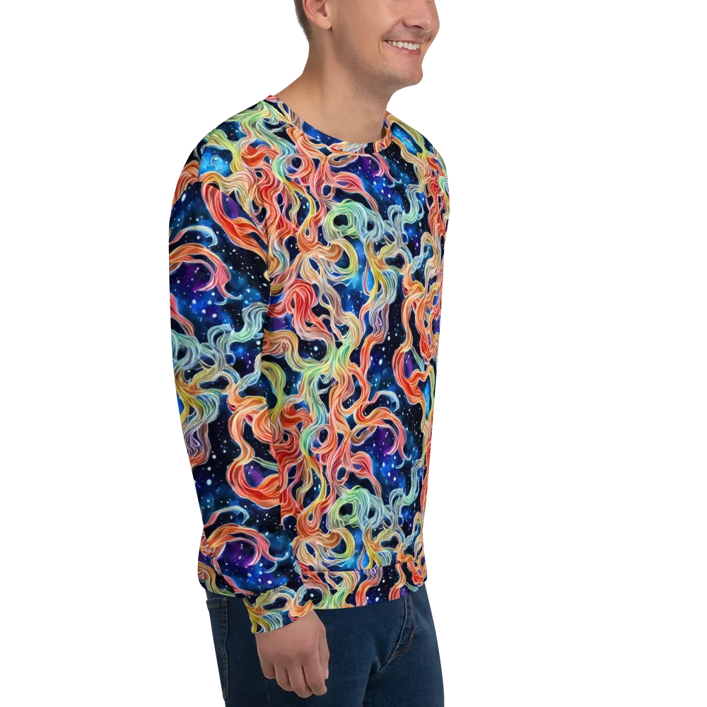 Nebula Swirl on Sweatshirt — Right Front