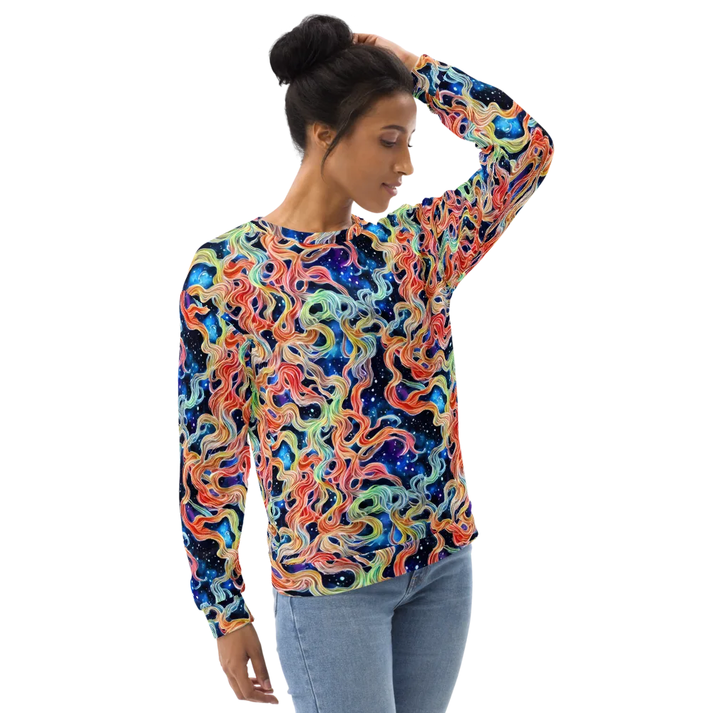 Nebula Swirl on Sweatshirt — Right Front