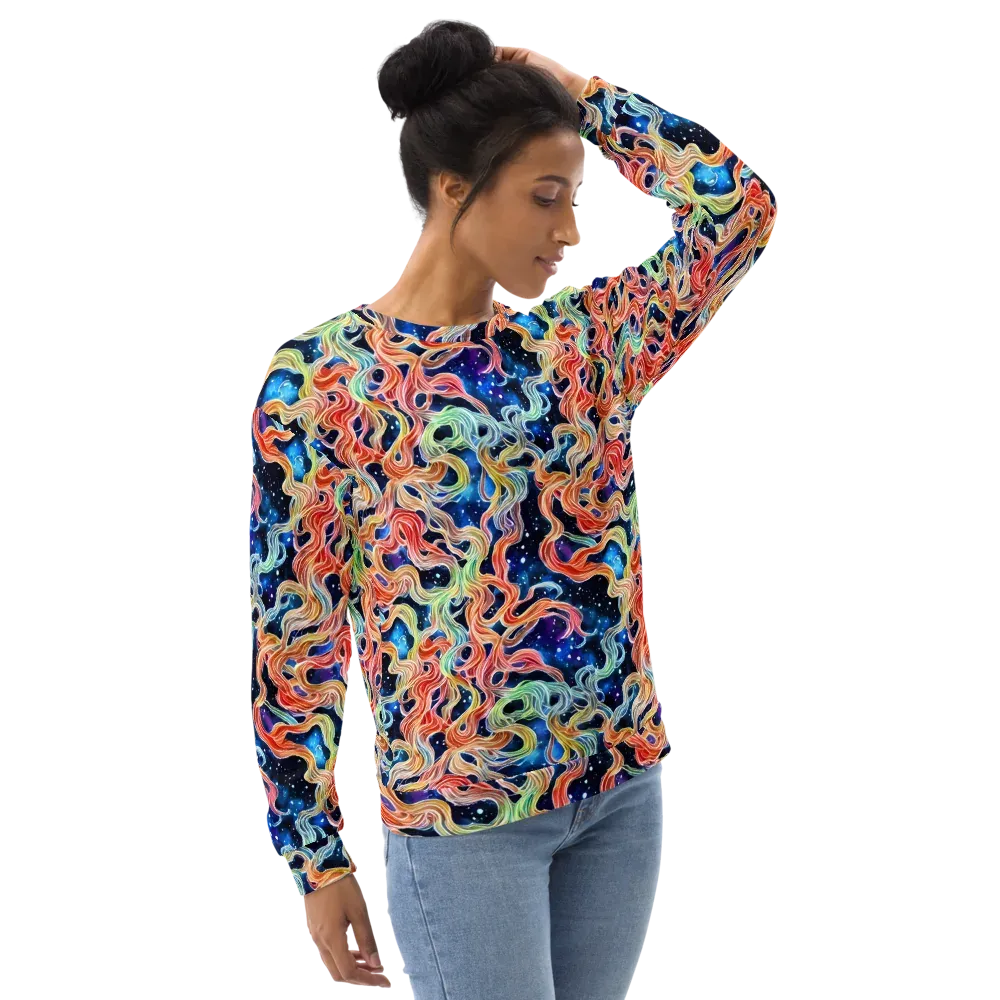 Nebula Swirl on Sweatshirt — Right Front