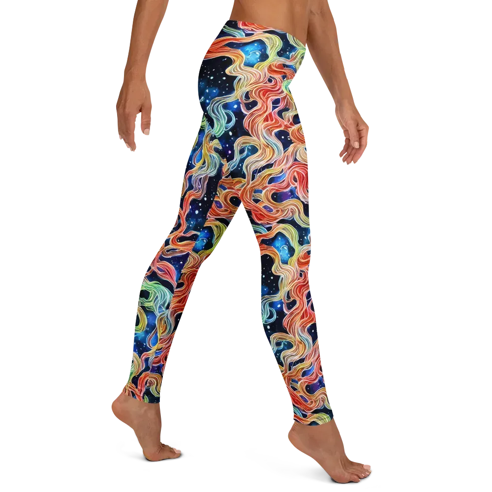 Nebula Swirl on Leggings — Right