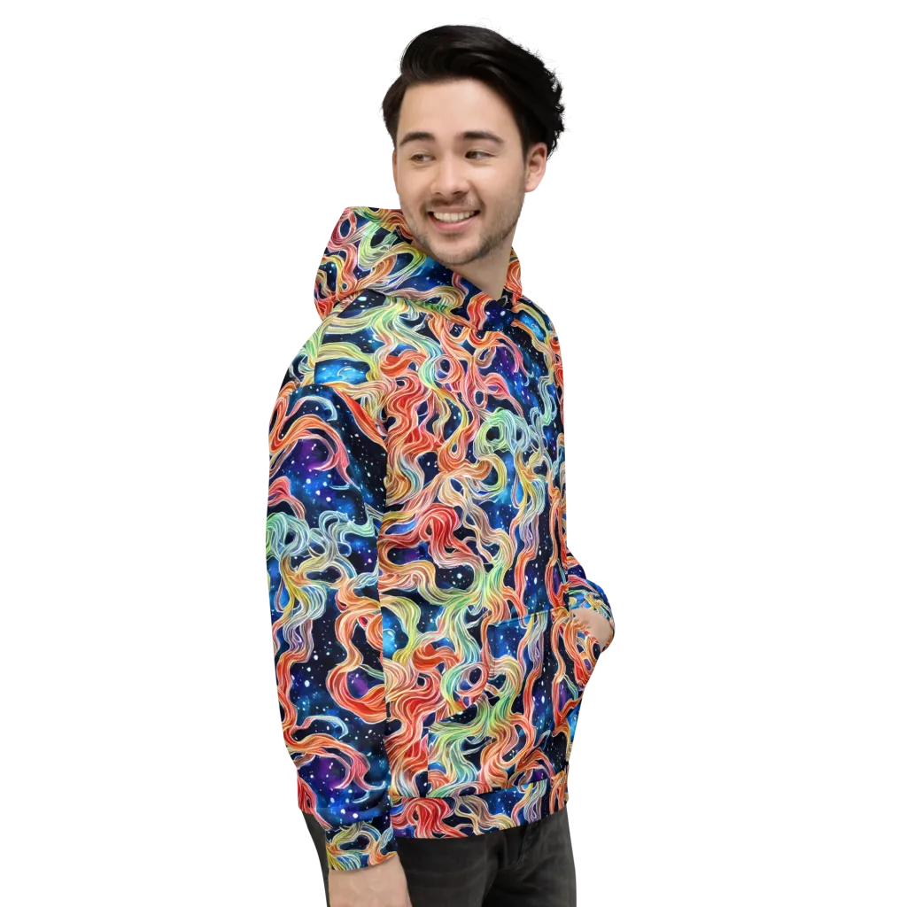 Nebula Swirl on Hoodie — Right