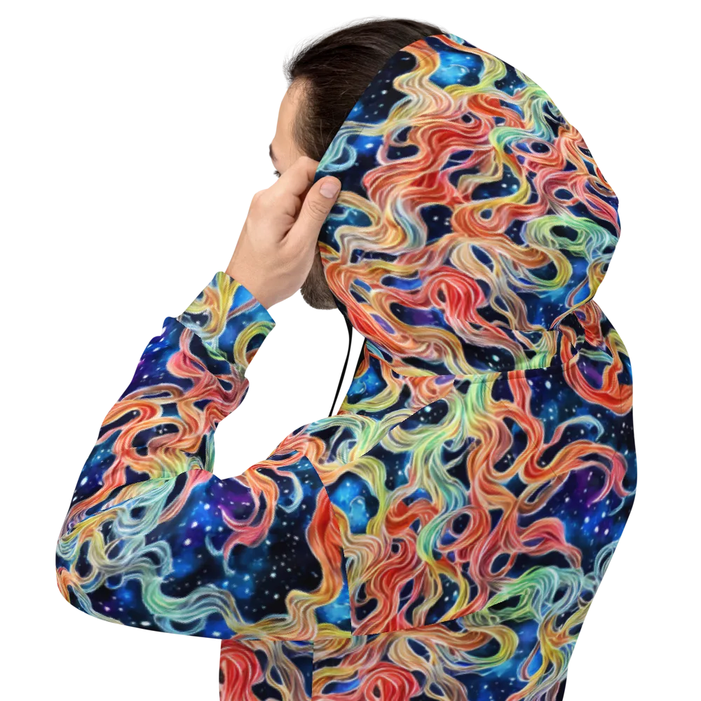 Nebula Swirl on Hoodie — Back