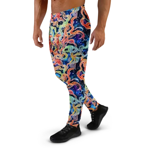 Nebula Swirl on a Men's Joggers