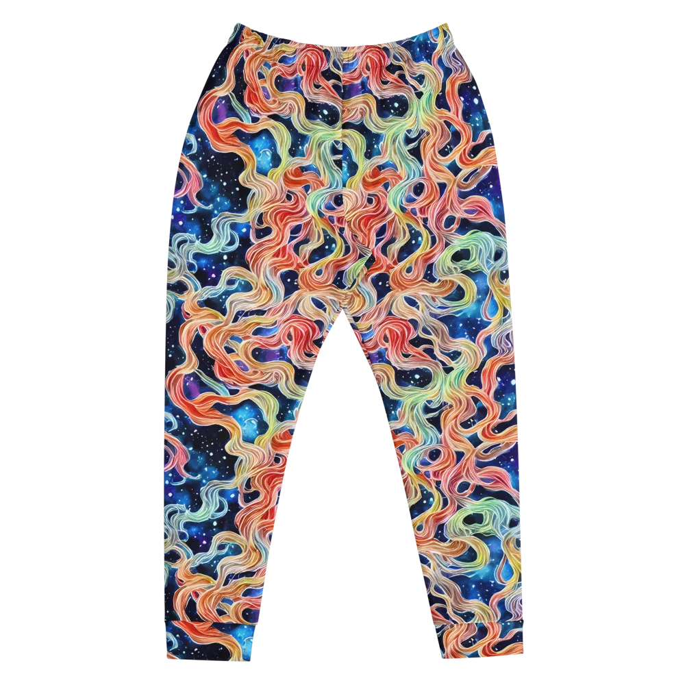 Nebula Swirl on Men's Joggers — Front