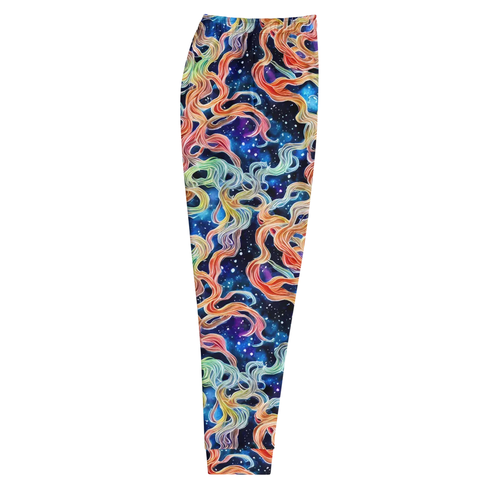 Nebula Swirl on Men's Joggers — Right