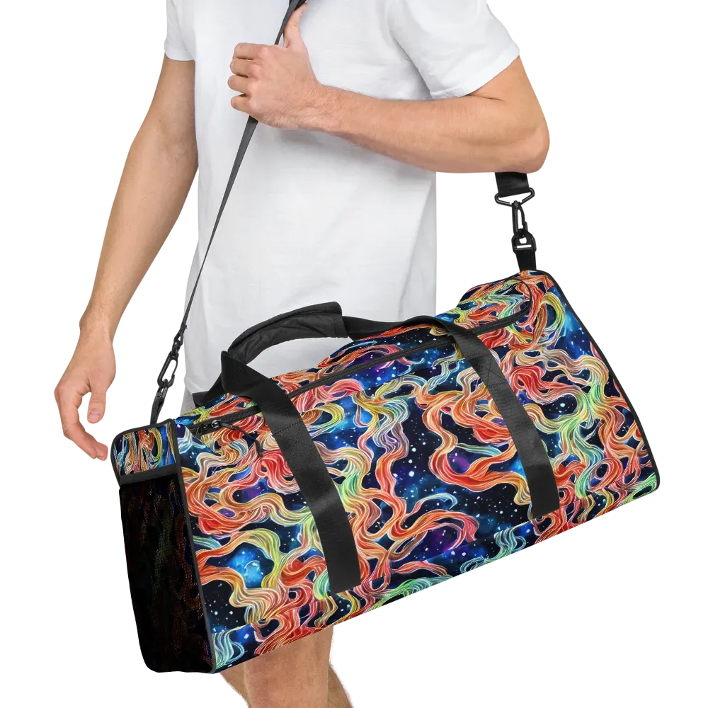 Nebula Swirl on Duffle Bag — Right Front