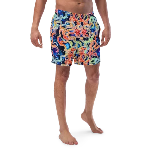 Nebula Swirl on a Swim Trunks