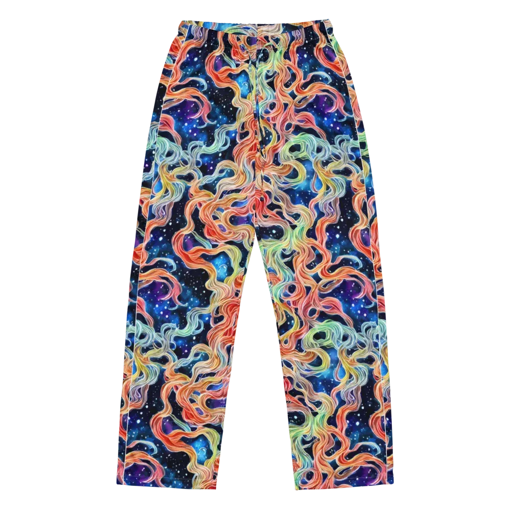 Nebula Swirl on Women's Pajama Pants — Front