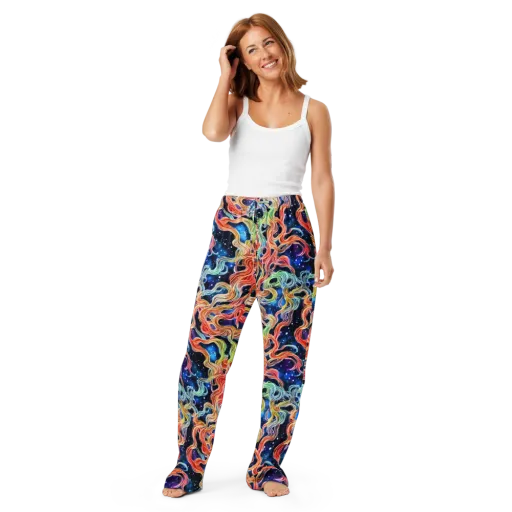 Nebula Swirl on a Women's Pajama Pants
