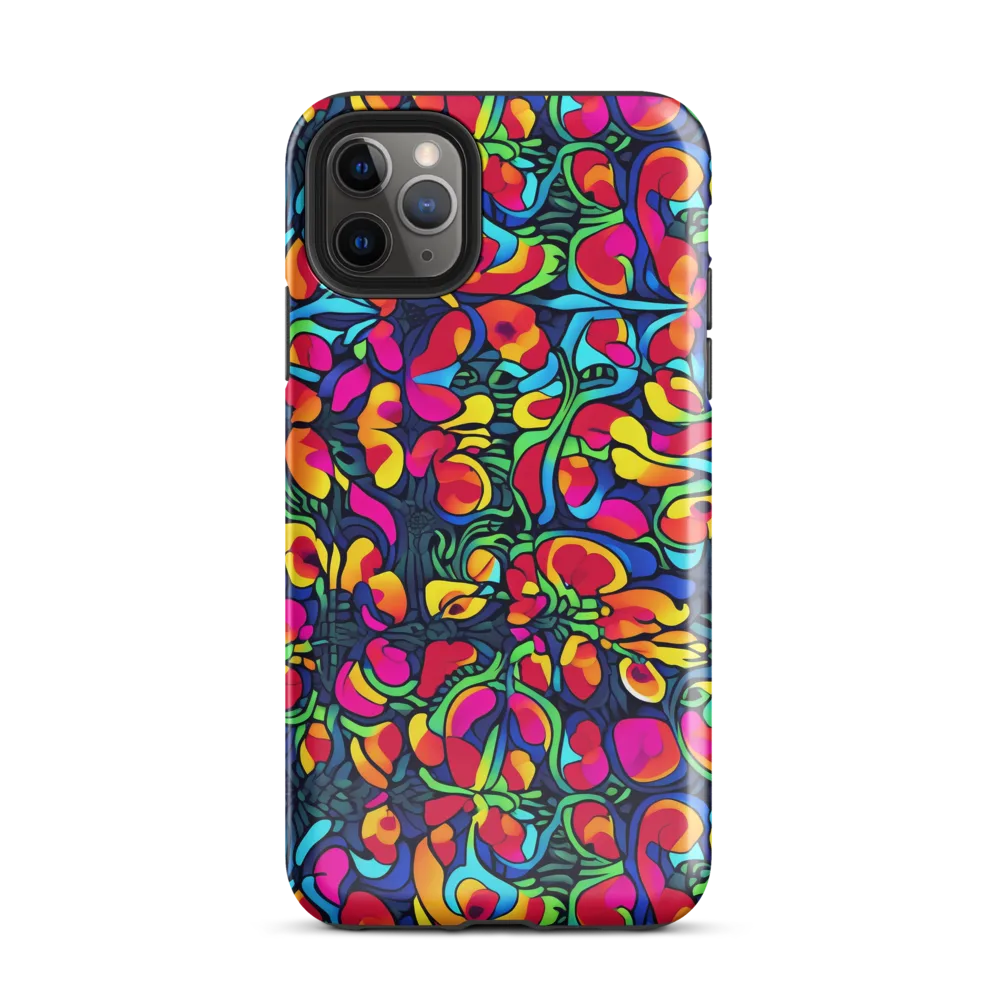 Neon Garden on Tough Case for iPhone® — Front