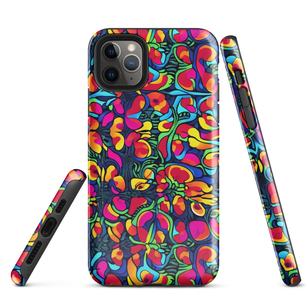 Neon Garden on Tough Case for iPhone® — Front