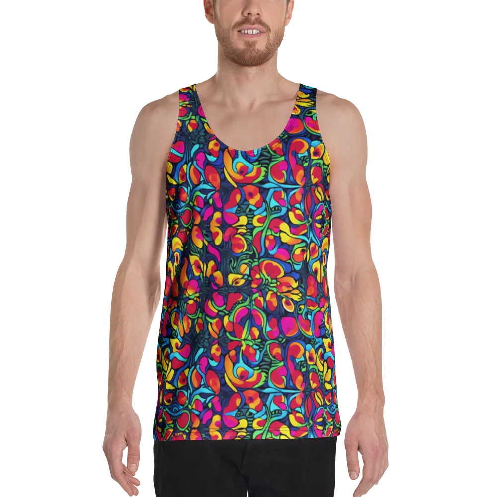 Neon Garden on Men's Tank Top — Front
