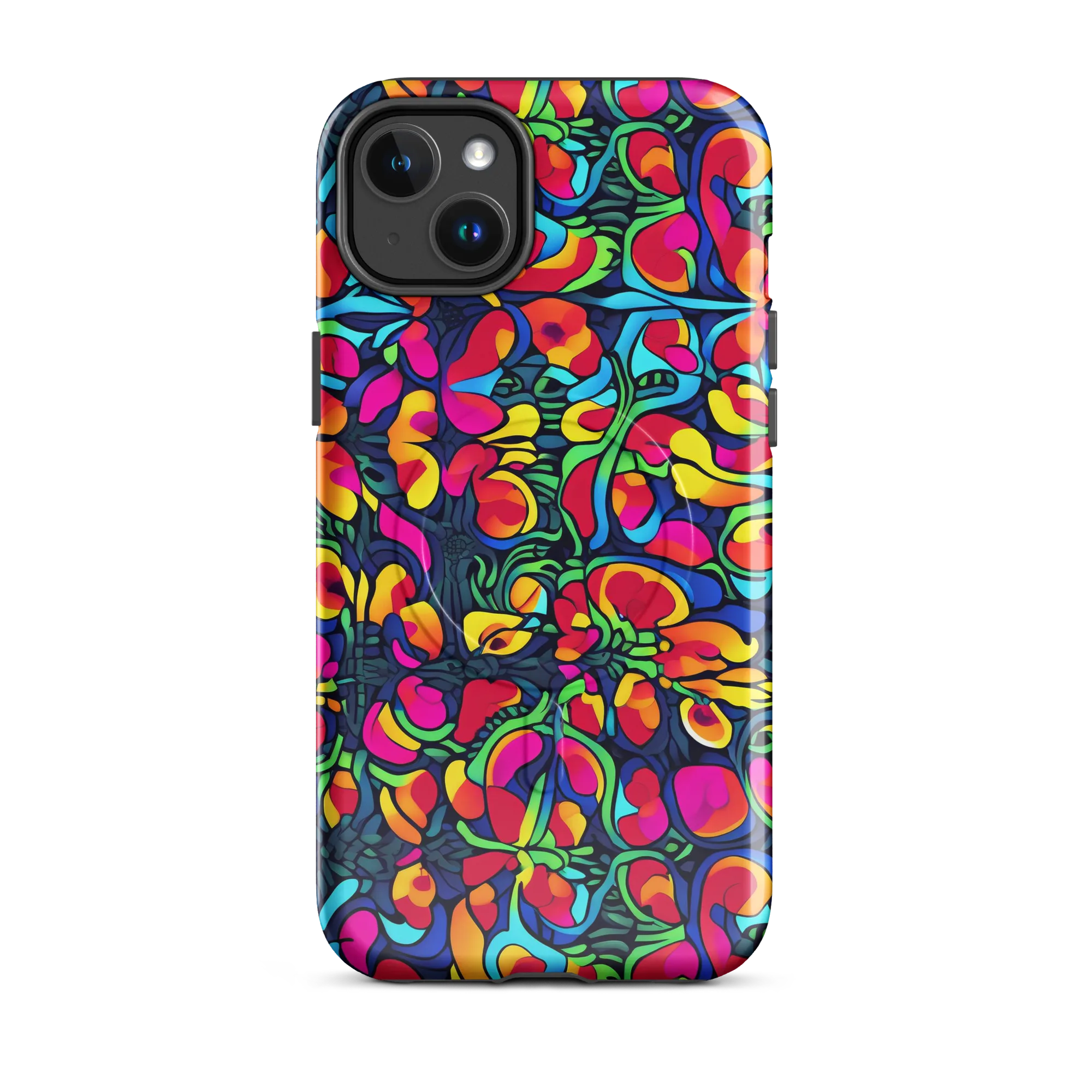 Neon Garden on MagSafe Tough Case for iPhone® — Front