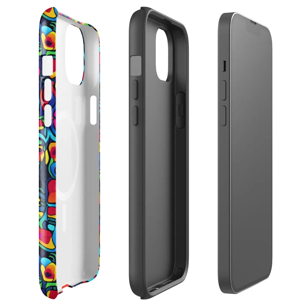 Neon Garden on MagSafe Tough Case for iPhone® — Front