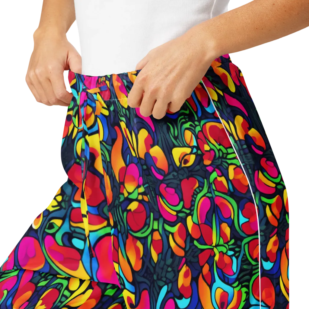 Neon Garden on Women's Pajama Pants — Product details