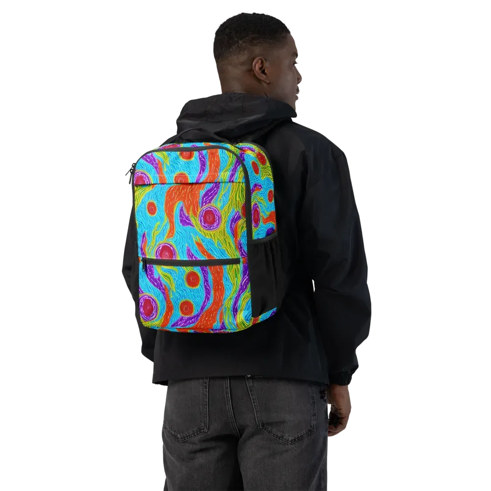 Chromatic Harvest on Utility Backpack — Back