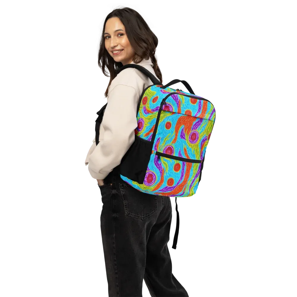 Chromatic Harvest on Utility Backpack — Back