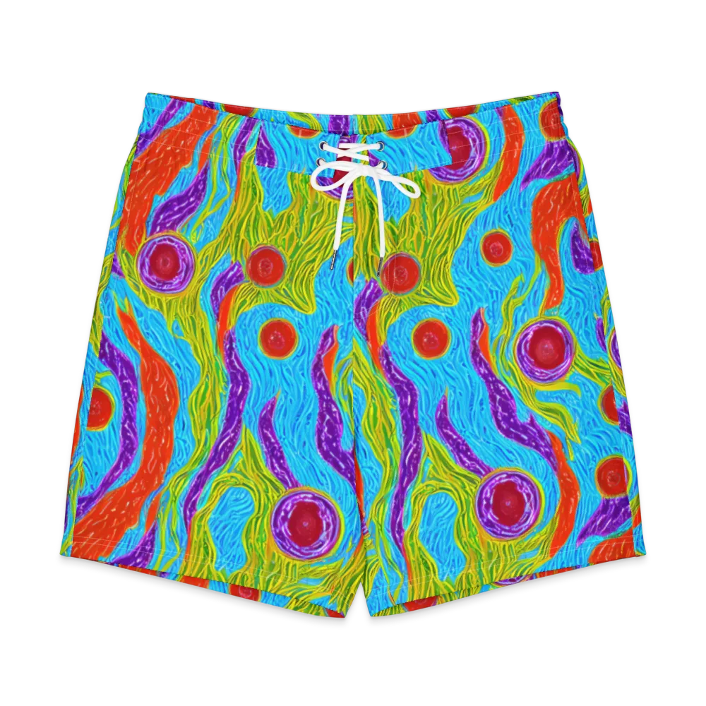 Chromatic Harvest on Men's Board Shorts — Front
