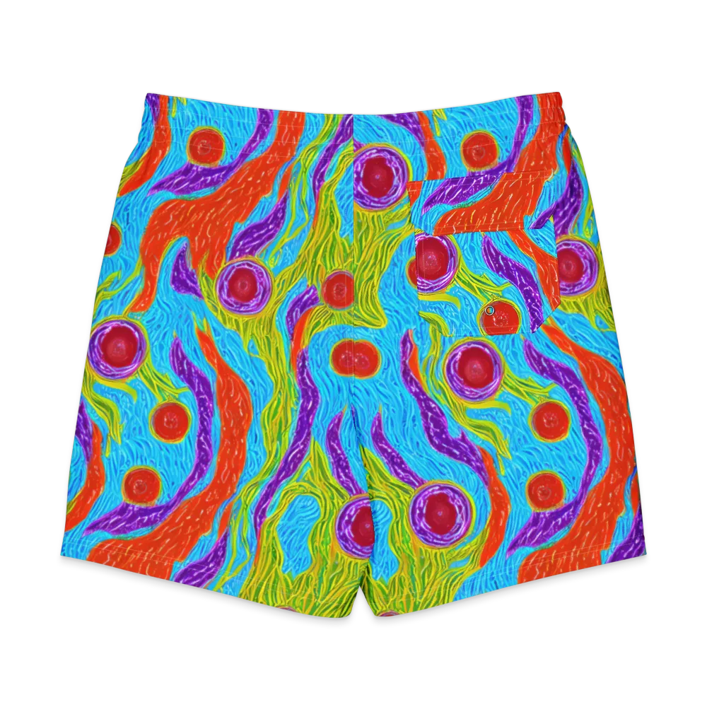 Chromatic Harvest on Men's Board Shorts — Back