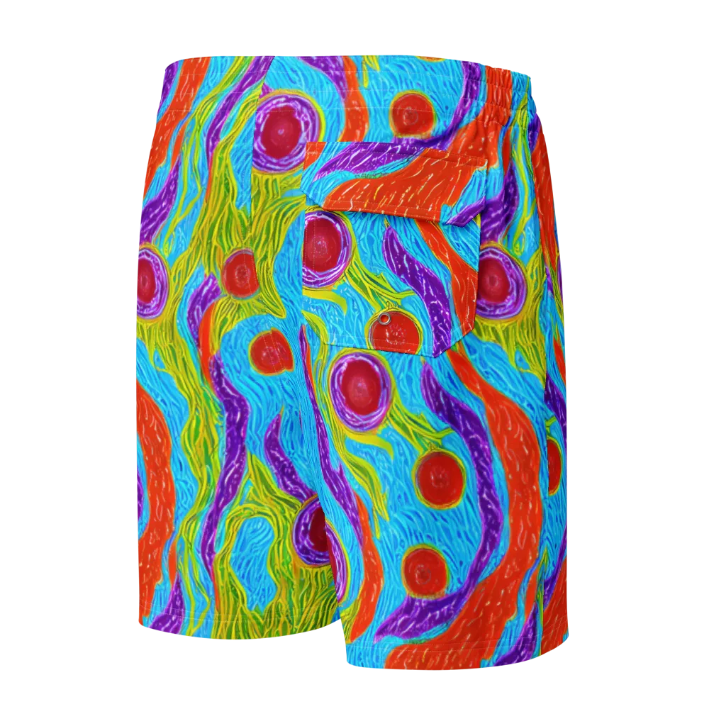 Chromatic Harvest on Men's Board Shorts — Back