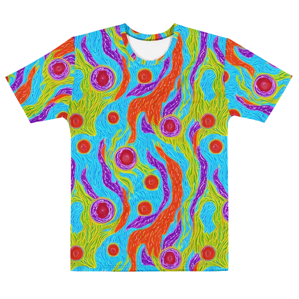 Chromatic Harvest on Men's Cotton Crew Neck T-Shirt — Front