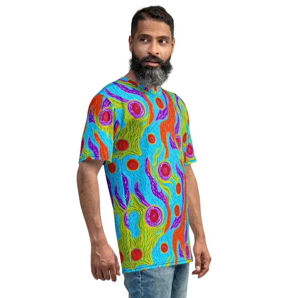 Chromatic Harvest on Men's Crew Neck T-Shirt — Right