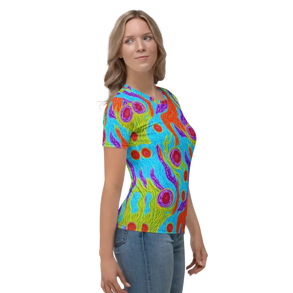 Chromatic Harvest on Women's Crew Neck T-Shirt — Right