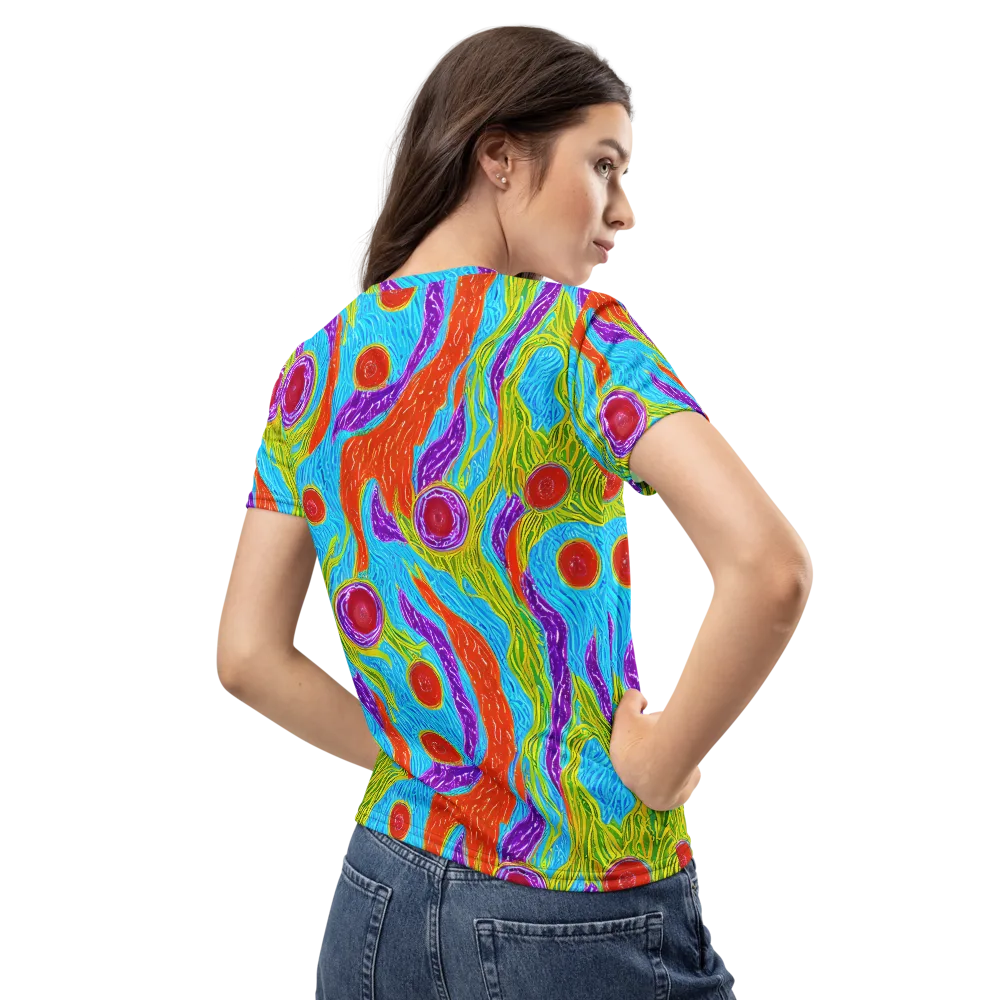 Chromatic Harvest on Women's Crew Neck T-Shirt — Back
